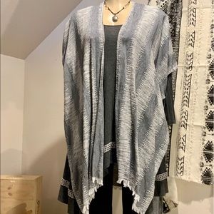 Soft Surroundings grey topper